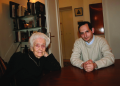 Dr. Matteo Bertelli with Rita Levi-Montalcini